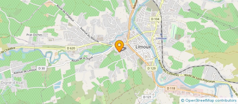 localisation de l'entreprise PLANCHERS DE LIMOUX à LIMOUX