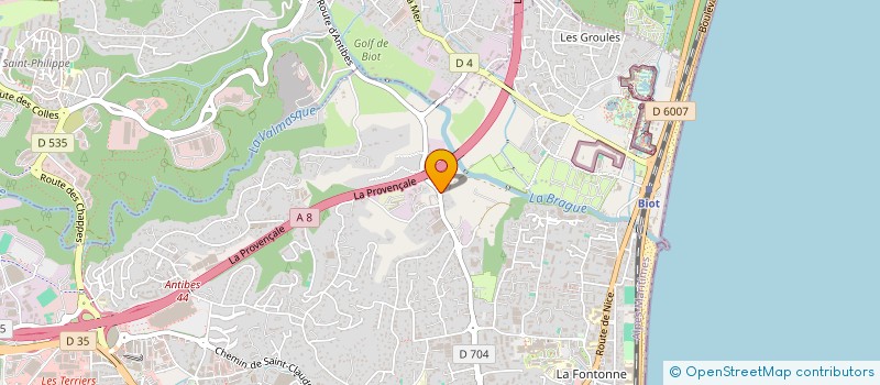localisation de l'entreprise PLANCHERS ET MATERIAUX ANTIBOIS à ANTIBES