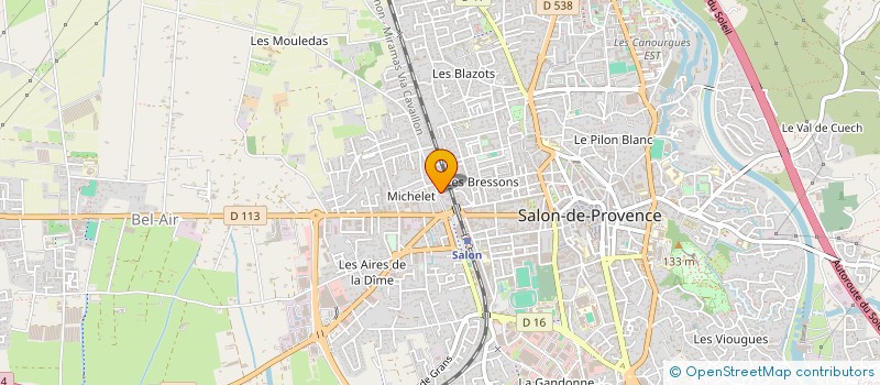 localisation de l'entreprise PLANCHES A BASCULE  SALON-DE-PROVENCE