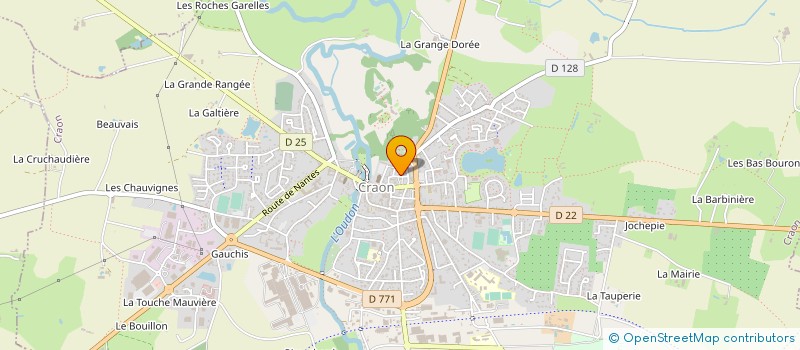 localisation de l'entreprise PLANCHES ET PAILLE A SON  CRAON