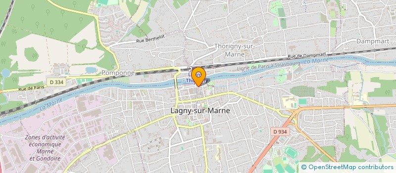 localisation de l'entreprise PLANCHES ET TERROIRS à LAGNY-SUR-MARNE