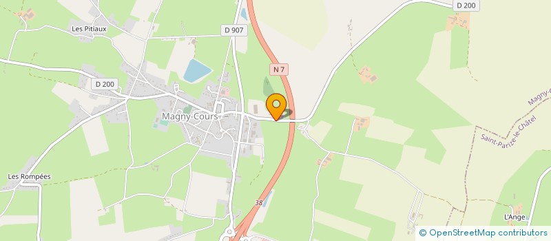 localisation de l'entreprise PLANCHEVIENNE à MAGNY-COURS