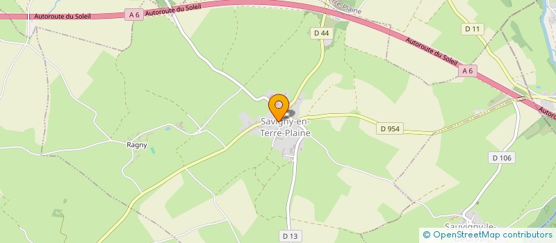 localisation de l'entreprise PLANCHON à SAVIGNY-EN-TERRE-PLAINE