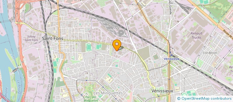 localisation de l'entreprise PLANCHON  VENISSIEUX