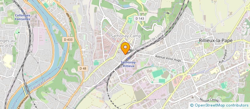 localisation de l'entreprise PLANCHONA02  SATHONAY-CAMP