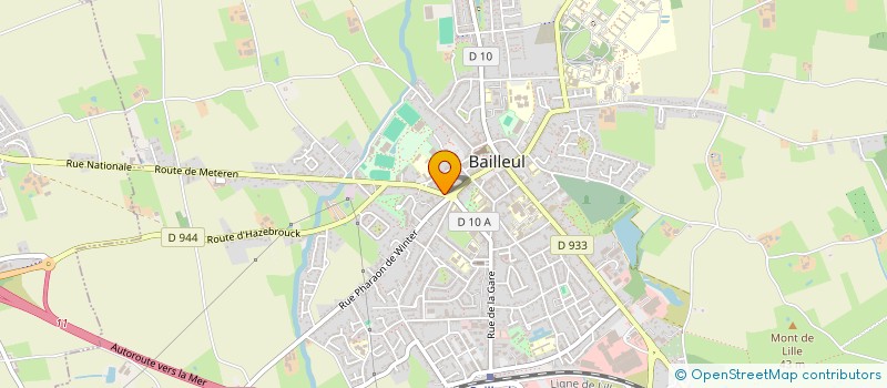 localisation de l'entreprise PLANCKE COMPTABILITE CONSEIL  WAMBRECHIES