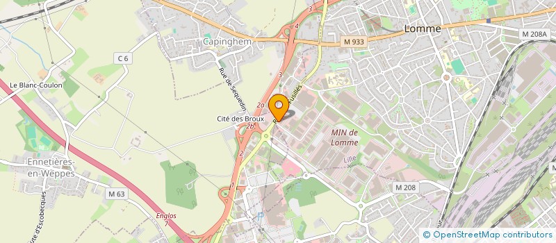 localisation de l'entreprise PLANCROIX à LILLE