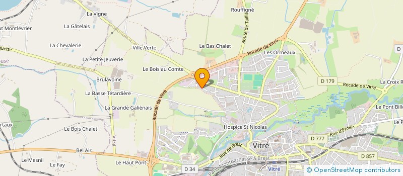localisation de l'entreprise PLANDY  VITRE