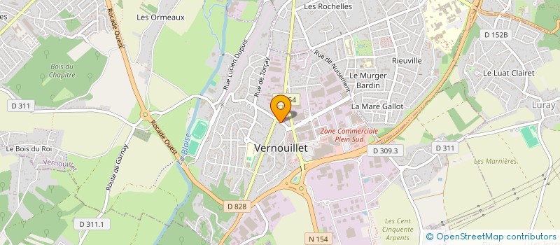 localisation de l'entreprise PLANE AGENCEMENT à VERNOUILLET
