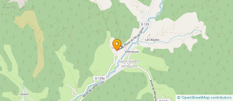 localisation de l'entreprise PLANEL  SAINT-JULIEN-EN-QUINT