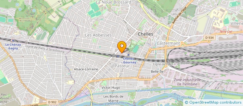 localisation de l'entreprise PLANET 2000 à CHELLES