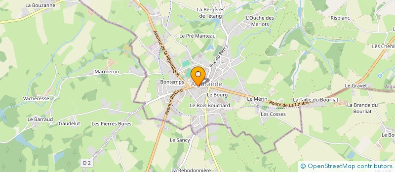 localisation de l'entreprise PLANET à AIGURANDE