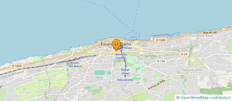 localisation de l'entreprise PLANET  EVIAN-LES-BAINS