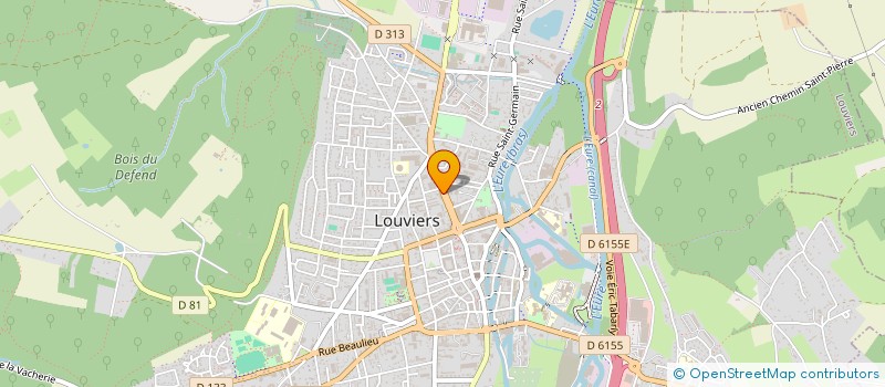 localisation de l'entreprise PLANET AIR à LOUVIERS