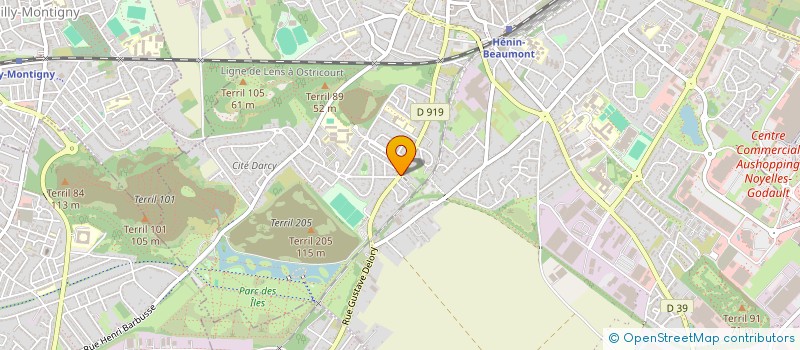 localisation de l'entreprise PLANET AIR  HENIN-BEAUMONT