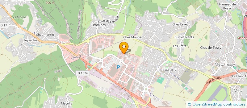 localisation de l'entreprise PLANET'AIR PHOTOS  EPAGNY METZ-TESSY