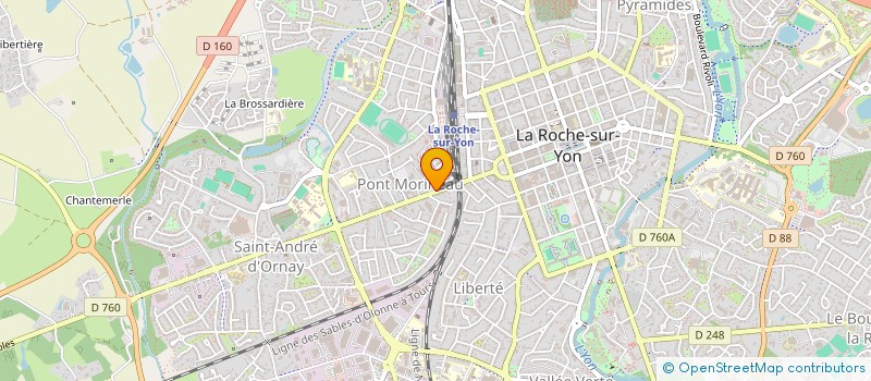 localisation de l'entreprise PLANET'APERO à LA ROCHE-SUR-YON