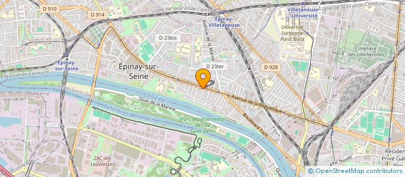 localisation de l'entreprise PLANET AUTO à EPINAY-SUR-SEINE