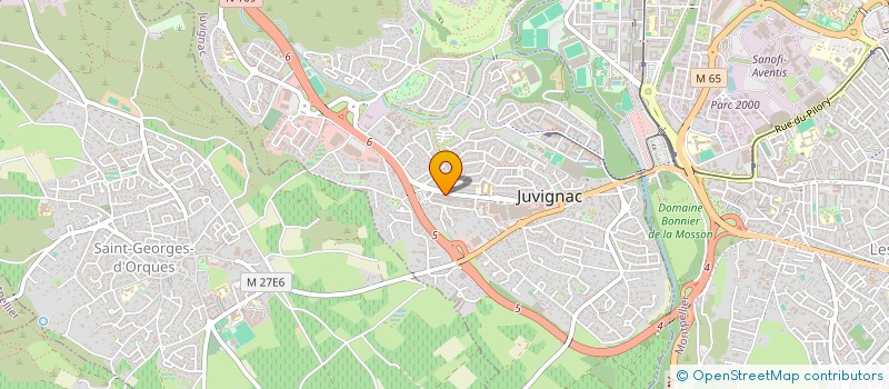 localisation de l'entreprise PLANET AUTO JUVIGNAC à JUVIGNAC