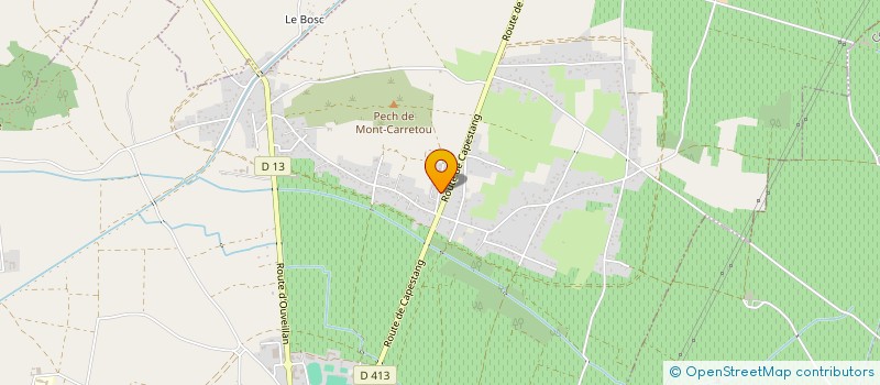 localisation de l'entreprise PLANET-AUTOMOBILE  CUXAC-D'AUDE