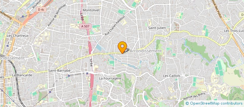 localisation de l'entreprise PLANET'AUTOS à MARSEILLE