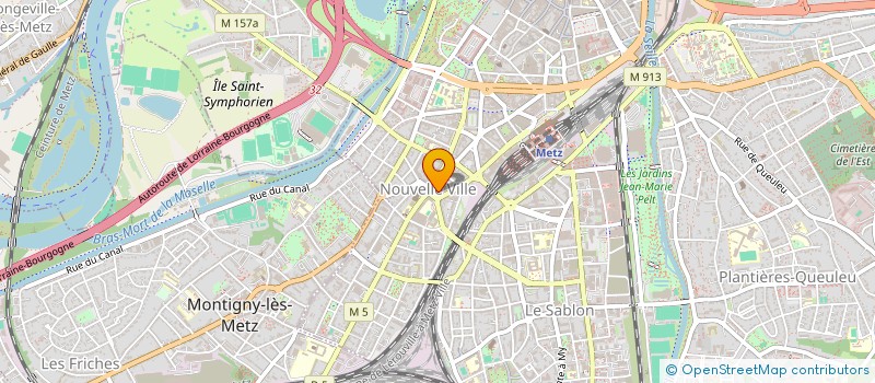 localisation de l'entreprise PLANET AVENTURE  METZ