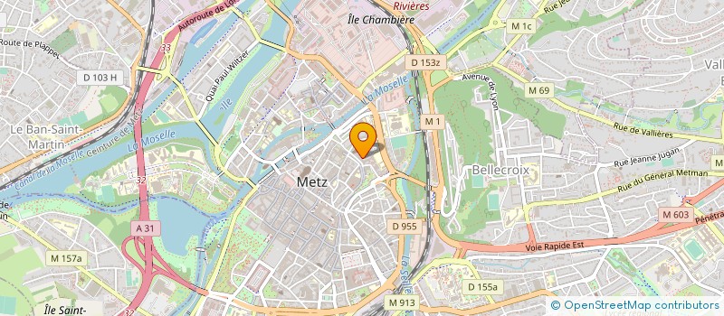 localisation de l'entreprise PLANET AVENTURE ORGANISATION  METZ