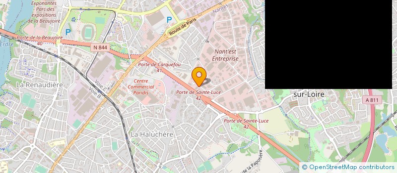 localisation de l'entreprise PLANET BALL à NANTES