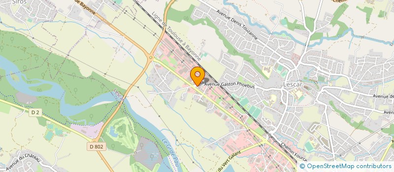 localisation de l'entreprise PLANET CLOTURES MOTOCULTURE  LESCAR