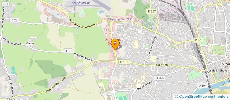 localisation de l'entreprise PLANET CLUB à NEVERS