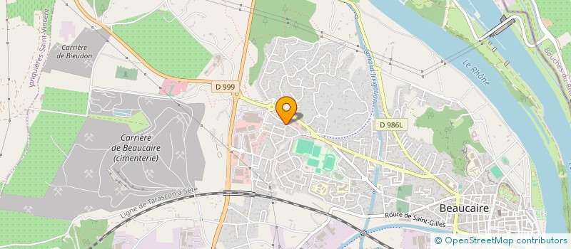 localisation de l'entreprise PLANET COIFFURE  BEAUCAIRE