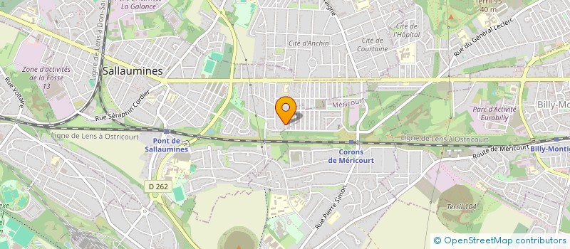 localisation de l'entreprise PLANET COLIS  SALLAUMINES