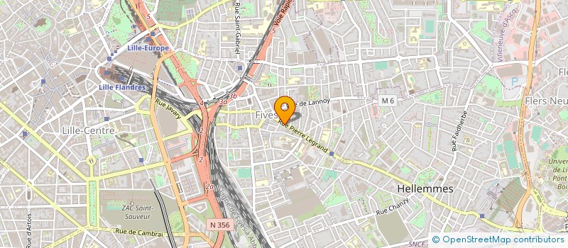 localisation de l'entreprise PLANET COM à LILLE