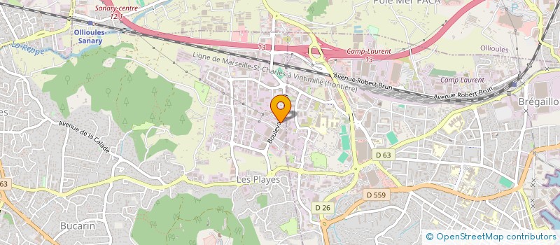 localisation de l'entreprise PLANET'COPTER à SIX-FOURS-LES-PLAGES