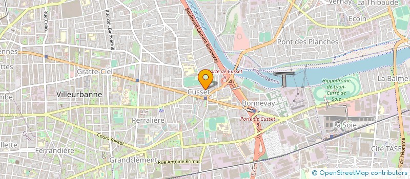 localisation de l'entreprise PLANET DECARB  VILLEURBANNE