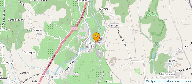 localisation de l'entreprise PLANET DESIGN  CHANTEMERLE-LES-BLES