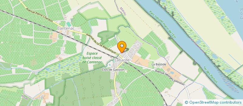 localisation de l'entreprise PLANET DEW  LABARDE