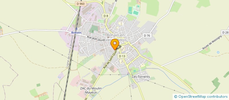 localisation de l'entreprise PLANET DU MEUBLE  BOHAIN-EN-VERMANDOIS