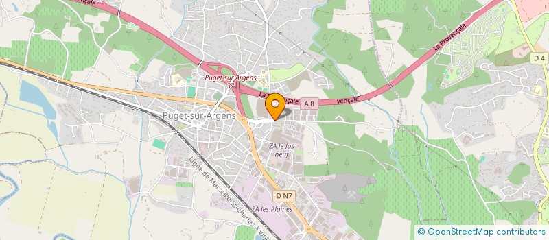 localisation de l'entreprise PLANET' EQUITATION à PUGET-SUR-ARGENS