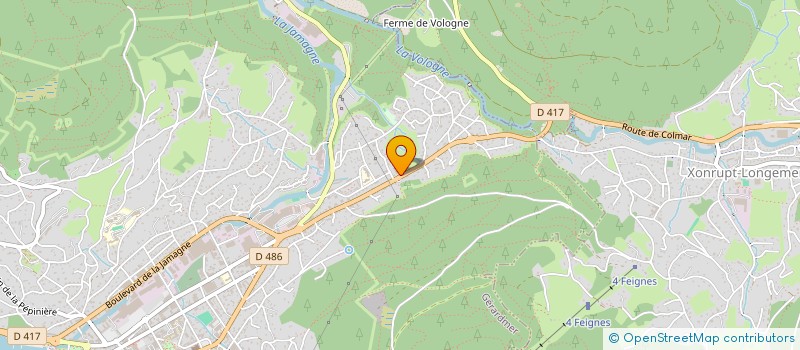 localisation de l'entreprise PLANET'EVASION à GERARDMER