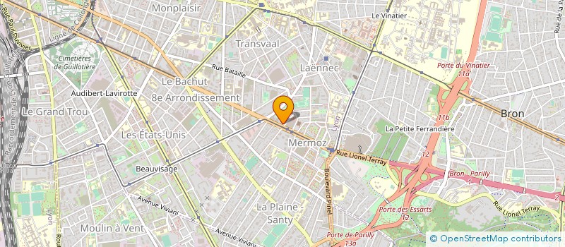 localisation de l'entreprise PLANET'FLOR  LYON