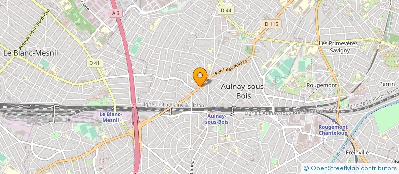 localisation de l'entreprise PLANET FOOD à AULNAY-SOUS-BOIS