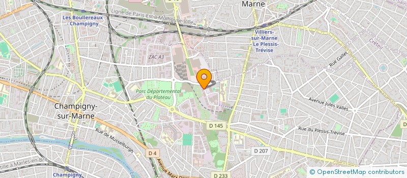 localisation de l'entreprise PLANET GPS  CHAMPIGNY-SUR-MARNE