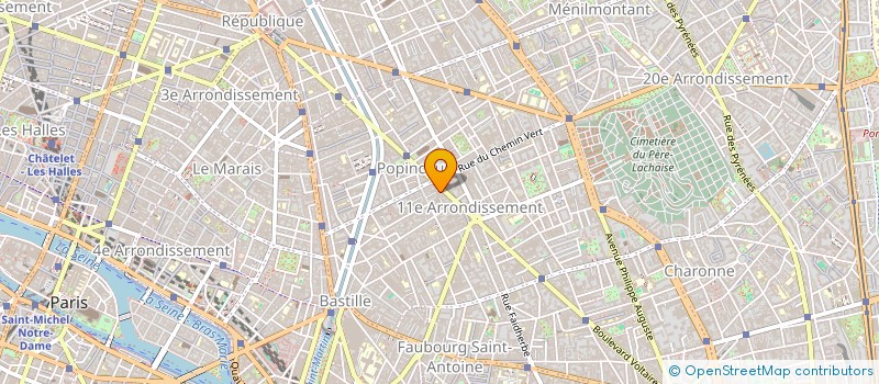 localisation de l'entreprise PLANET GSM ET ELECTRONICS  PARIS