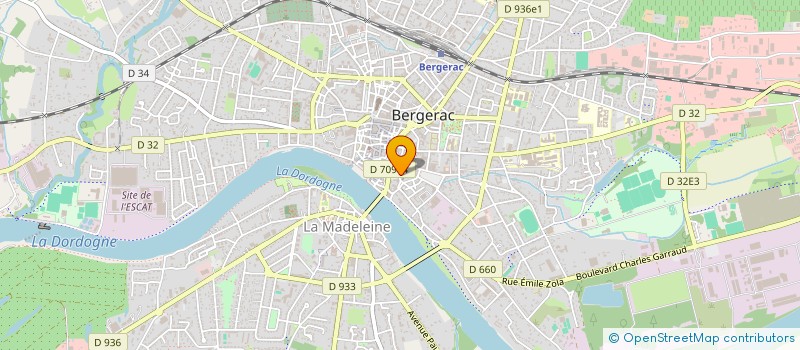 localisation de l'entreprise PLANET GYM à BERGERAC