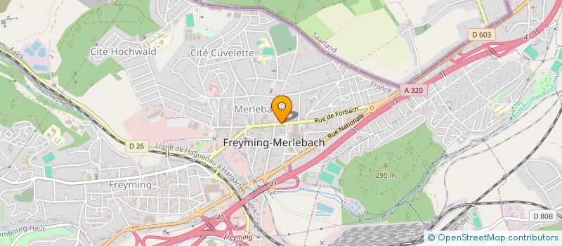 localisation de l'entreprise PLANET HALAL  FREYMING-MERLEBACH