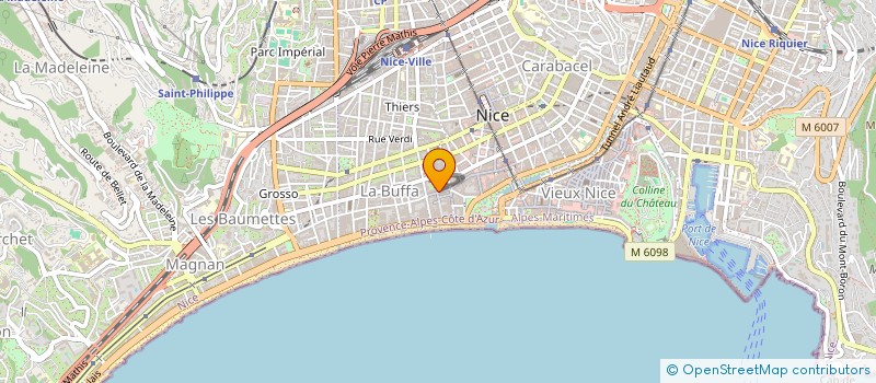 localisation de l'entreprise PLANET HOLDING à NICE