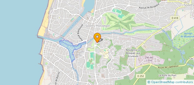 localisation de l'entreprise PLANET ' ILLUSION  CAPBRETON