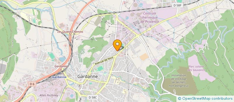 localisation de l'entreprise PLANET IMMO à GARDANNE