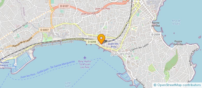 localisation de l'entreprise PLANET IMMOBILIER à ANTIBES